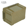 Goluoge Xinjun green turnover box plastic storage box storage and storage transport box 44*33*25cm