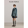 PLAIN PEOPLE Denim Denim plainpeople retro cotton denim jacket women's light blue 2025 autumn light blue M