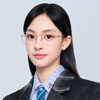 Mingyue Lens Full Frame Ultra-Light Titanium Optical Frame Women's High Definition Anti-Blue Light Myopia Glasses 36049 Frame + 1.60 Mingyue PMC Lens
