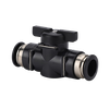 Pneumatic joint trachea quick joint ball valve switch valve BUC hand valve throttle valve BUC-4 -6 -8 -10 black BUC-8