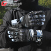 RidingTribe riding motorcycle gloves are velvet thickened and warm in winter, carbon fiber, touch screen for men and women, anti-slip for riders in all seasons in summer.