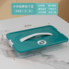Xiongwochi Dumpling Box Refrigerator Storage Box, with a favorable rating of over 99% for the same model, special frozen dumpling multi-layer refrigerator for dumpling boxes, supermarket quality PP material - timed freshness lock, dark green, one layer with no lid, holds 10 dumplings, no lid type
