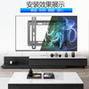 TV stand TV hanger retractable universal Xiaomi Huawei Hisense Skyworth TCL Konka TV wall mount thickened and reinforced version suitable for 32-60 inch TVs