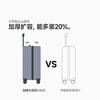 Bremen Luggage JD.com Cooperation Trolley Suitcase Boarding Case Password Leather Case Gray 26-inch Plus