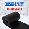 Zuoyou Zhonggong Nitrile Rubber Sheet Nitrile Rubber Gasket Customizable Rubber Floor Mat Oil Resistant Tension Tear Shock Absorbing Insulating Floor Mat Length 0.5m* Width 0.5m* Thickness 3mm Customizable