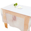 Disposable tablecloth thickened plastic tablecloth wedding banquet tablecloth picnic mat household rectangular round table white 1 pack of 10 sheets 1.6*1.6m imitation silk tablecloth