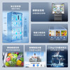 Midea 532 French multi-door four-door refrigerator with variable frequency, first-level energy efficiency, household air-cooling, frost-free, variable frequency, dual system, dual cycle, maternal and infant household 506L, government subsidy, dual system, dual cycle, 532 all-purpose machine emperor - Cangwan Gray