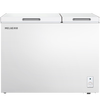 Meiling (MEILNG) first-class energy-saving double-door double-temperature freezer home commercial deep-freezing quick-freezing base large-capacity refrigeration and freezing dual-use 220 liters dual-temperature top-opening 1L