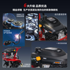 Shigu micro-tiller is powered by gasoline rotary tiller, small land trencher, scarifier, plowing and weeding, multi-purpose Zongshen 150 complete set of accessories