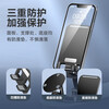 Carbon Steel Metal Base Mobile Phone Stand IPAD Tablet Stand Lazy Desktop Live Video Shooting Rotating Height Adjustable Lift Compact Portable Support Stand Foldable Metal Base Rotating Folding Mobile Phone Stand - Black