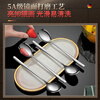 WORTHBUY stainless steel spoon 316 food grade adult spoon household spoon children's meal spoon round spoon small spoon 316 round spoon small spoon * 2