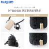 ELECOM school bag pendant decoration coin purse small storage bag key bag headphone bag data cable portable small bag pain bag baby bag L size | transparent window small bag