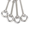 Jinchao 304 stainless steel extended eye screw with ring bolt to wall screw M4M5M6M8M10M12M16 M20*400