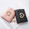 Bags Women's Wallet Tri-fold Love Coin Purse Small Bag Women's Clutch Pink