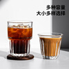 DKO coffee cup household glass cup iced American espresso latte cup retro dirty Australian white cup water cup white wine cup 200ml tempered coffee cup (transparent)
