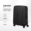 Samsonite suitcase 25-inch trolley case imported large-capacity environmentally friendly travel luggage KM0 black checked password box
