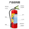 Zhe'an Guangxiao 4kg heptafluoropropane portable fire extinguisher 4kg gas fire extinguishing equipment MJZ/4