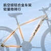 Made in Tokyo, XC350 mountain bike aluminum alloy Shimano 21-speed hydraulic disc brake adult student 17-inch space-time silver