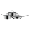 WMF pot set home wok frying pan soup pot milk pot Astoria three-piece set open flame special kitchenware Astoria pot 3-piece set