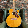 Epiphone Yi Pu Feng J-200EC Studio VN retro wood color folk electric box acoustic guitar domestically produced with bag