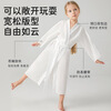 Xinqin disposable bathrobe children's thickened wash-free travel portable pajamas cloak swimming absorbent bath towel for men and women L size