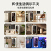 Midea cute 140 liter ice bar refrigeration home living room small refrigerator office ice bar tea beverage fruit and vegetable preservation cabinet red wine cabinet JC-140GEMR trade-in