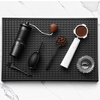 CLITON bar mat drain mat coffee coaster rubber water filter non-slip rubber mat desktop bartending table mat water-proof mat