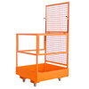 Wen Yijia forklift safety cage manned platform lifting folding guardrail climbing high-altitude work protection basket cage storage cage NK30B comes with safety belt