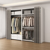 Open wardrobe home bedroom cloakroom simple coat rack storage rack floor hanging clothes rack walk-in rack color and size customization