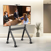 TAZD mobile TV stand 42-86 inches universal TV stand floor wheel cart Honghe Seewo advertising machine all-in-one machine punch-free hanging shelf