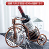 Creative red wine glass rack, goblet wine rack, home wine cabinet decoration, upside-down wine rack decoration, simple European style, bronze wine barrel carriage wine rack + 2 red wine glasses