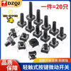 6*6 tactile switch 12*12 patch 4.3/7/8/9/10/11/13mm micro button button vertical straight plug straight plug 12*12*12 (20 pieces)