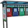 Hualuwei garbage sorting booth awning length 3000mm*width 1050mm*height 2050mm unit