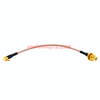 Dongfang Xupu RF connecting cable MMCX curved male to SMA female through wall waterproof RG316-MMCX-JW/SMA-KY RG316-MMCX-JW/SMA-KY (waterproof ring) 0.2m