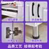 FANCYCHIC simple cabinet rental stainless steel kitchen cabinet sink cabinet kitchen stove cabinet integrated assembly economical 160 three-drawer flat stainless steel countertop thickening