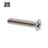 Prime-Line9000244 Machine Screw Flat Head Phillips #256 X 1/2 in.