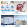 Meiling (MEILNG) 286L horizontal refrigeration and refrigeration dual-temperature deep-cooling large capacity first-class energy-efficiency and energy-saving household commercial freezer BCD-286DTX Xuanjin 286L
