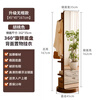 Jiayi solid wood full-length mirror floor-standing rotating dressing mirror hanging clothes rack integrated fitting mirror home bedroom storage floor mirror