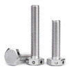 Bingneng 304 stainless steel GB32.1 head punching screw external hexagonal head with hole bolt through steel wire sealing hole 3-M18 M10*12 5 pieces
