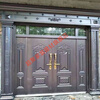 Meikejie gate rural double door new style villa self-built house four-open hall door household entrance door entrance door exterior door direct sales sample customization