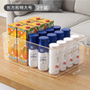 Zhifan Japanese transparent storage box organizer box desktop kitchen cabinet acrylic snack box miscellaneous drawer cosmetics extra large 33.5*23.5*14cm extra thick 2 pieces