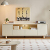Quanyou Home Modern Cream Style Living Room Home TV Cabinet Side Cabinet Storage Storage Dining Cabinet Bookcase Sofa Side Cabinet
