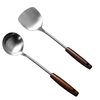 Spatula + spoon two-piece set Stainless steel spatula and spoon household kitchen utensil set for chefs Spatula + spoon two-piece set