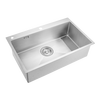 Moen same style 304 stainless steel kitchen sink handmade large single sink under counter basin 27531/27532 handmade sink SK27531SL 680MM single sink 4