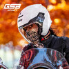 GSBgsb helmet G-263 motorcycle helmet Bluetooth headset dual lens 3C certified winter warm 3/4 helmet