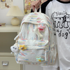 Initial conception of schoolbags for female junior high school students with good looks and large capacity, high school student backpacks, cute, fresh and burden-reducing elementary school student backpacks
