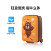 Mei travel suitcase can go on the plane 17-inch children's suitcase lightweight trolley suitcase Bear QW9 suitcase