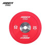 Jieyingfei barbell PRO version large hole rubber bell plate Olympic bar hand-grabbing barbell plate competitive weight plate squat weightlifting fitness 10 kg (single piece) PRO competitive model