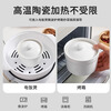 Persson ceramic stew pot water-proof stew pot with lid household steamed egg bowl stewed bird's nest cup egg custard special small crock pot for soup thickening white 2 pieces 500ml