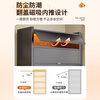 Zhifu steel dust-proof storage cabinet household flip-up door large capacity balcony storage cabinet living room utility cabinet bookcase storage rack gray 2 doors length 60 width 32 height 80cm